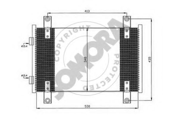 Конденсатор, кондиционер SOMORA 084160