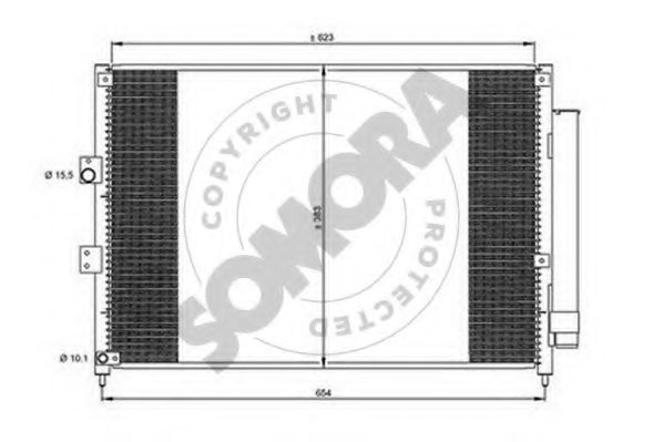 Конденсатор, кондиционер SOMORA 121560