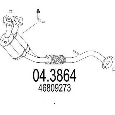 Катализатор MTS 04.3864