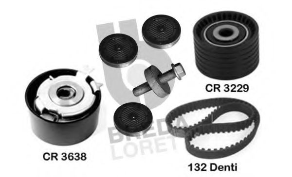 Комплект ремня ГРМ BREDA  LORETT KCD0036