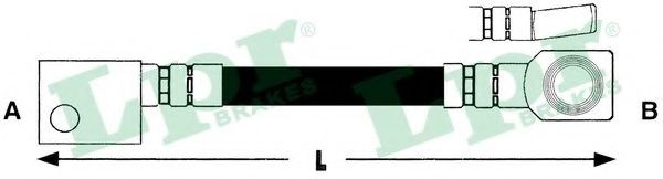 Тормозной шланг LPR 6T46153