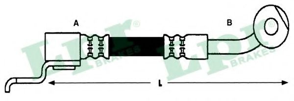 Тормозной шланг LPR 6T47918