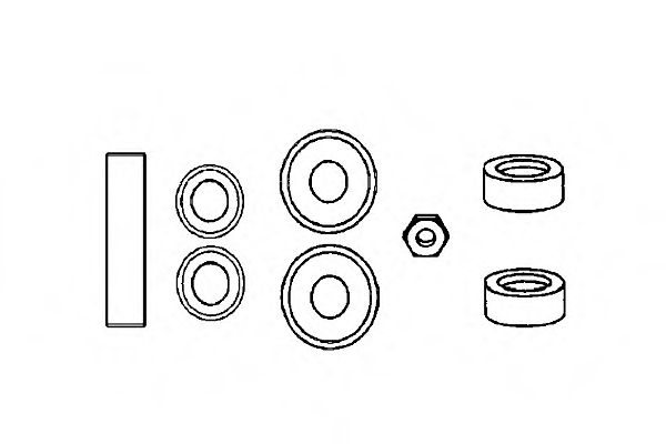 Комлектующее руля, подвеска колеса OCAP 0901283