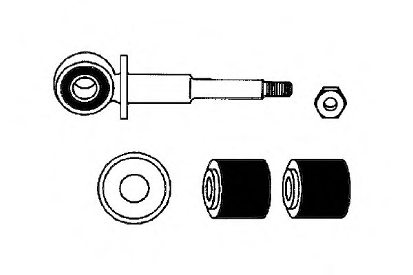 Ремкомплект, соединительная тяга стабилизатора OCAP 0181099-K