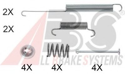 Комплектующие, тормозная колодка A.B.S. 0026Q