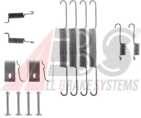 Комплектующие, тормозная колодка A.B.S. 0670Q