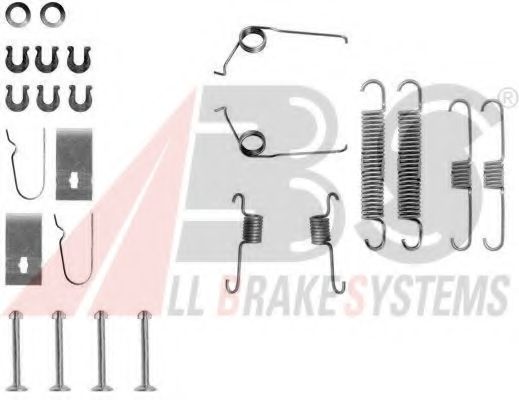 Комплектующие, тормозная колодка A.B.S. 0693Q