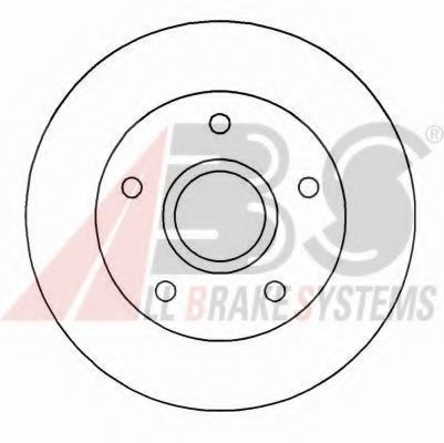 Тормозной диск A.B.S. 16027