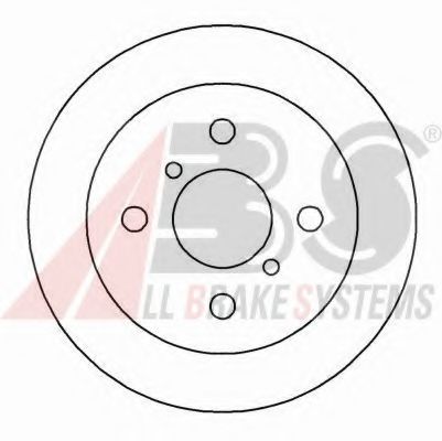 Тормозной диск A.B.S. 16320