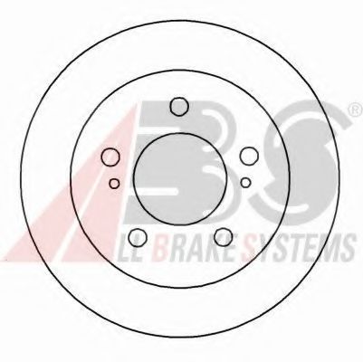 Тормозной диск A.B.S. 16601