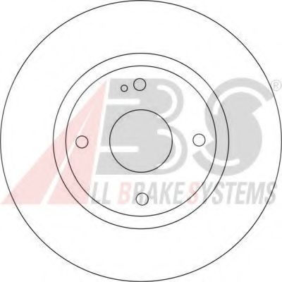 Тормозной диск A.B.S. 17091 OE