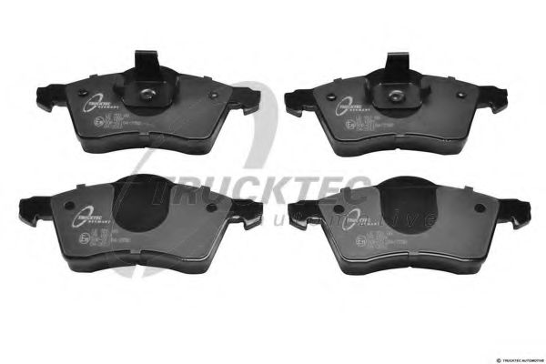 Комплект тормозных колодок, дисковый тормоз TRUCKTEC AUTOMOTIVE 07.35.106