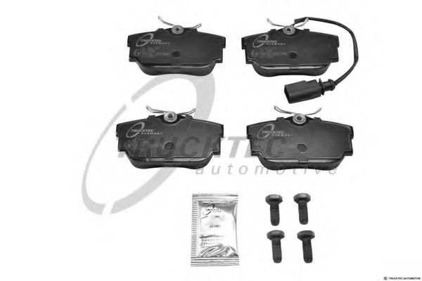 Комплект тормозных колодок, дисковый тормоз TRUCKTEC AUTOMOTIVE 07.35.142