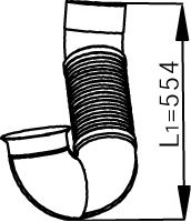 Труба выхлопного газа DINEX 53197