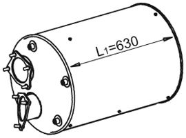 Средний глушитель выхлопных газов BORGES 13022