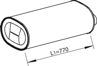 Средний / конечный глушитель ОГ ZARA 606