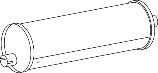 Средний / конечный глушитель ОГ ZARA 9116