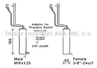 Осушитель, кондиционер AVA QUALITY COOLING DND284