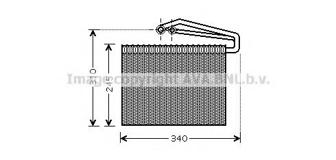 Испаритель, кондиционер AVA QUALITY COOLING OLV400