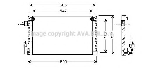 Конденсатор, кондиционер AVA QUALITY COOLING PE5180