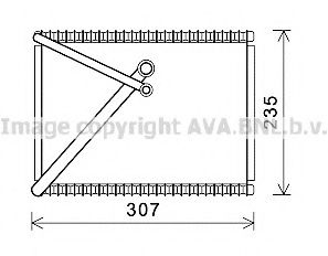 Испаритель, кондиционер AVA QUALITY COOLING VOV156