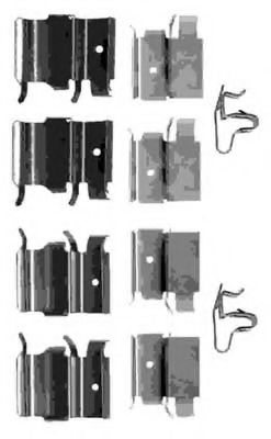 Комплектующие, колодки дискового тормоза MGA A185