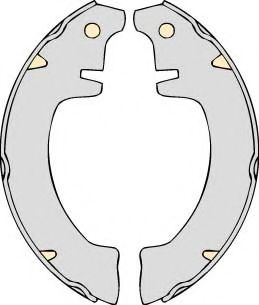 Комплект тормозных колодок ROULUNDS RUBBER 0127