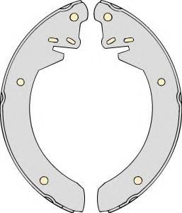 Комплект тормозных колодок VALEO 562412