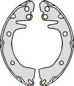 Комплект тормозных колодок MGA M699