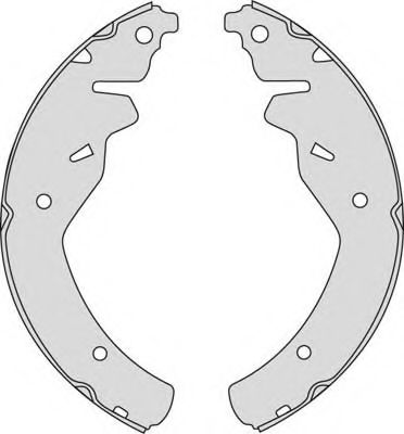 Комплект тормозных колодок MGA M801
