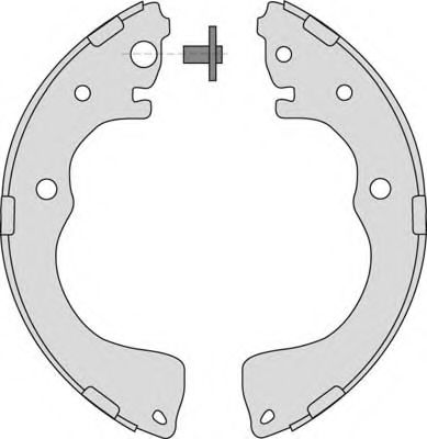 Комплект тормозных колодок MGA M802