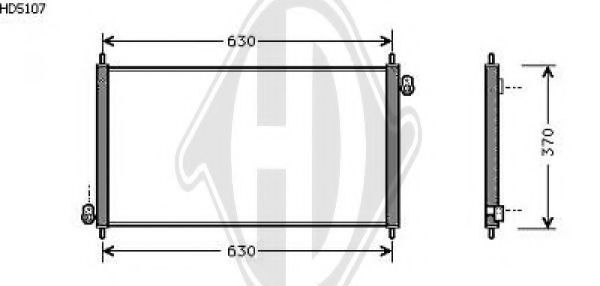 Конденсатор, кондиционер DIEDERICHS 8521711