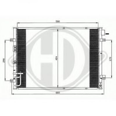 Конденсатор, кондиционер DIEDERICHS 8658500