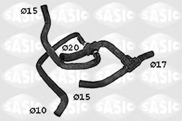 Шланг радиатора SASIC SWH4171