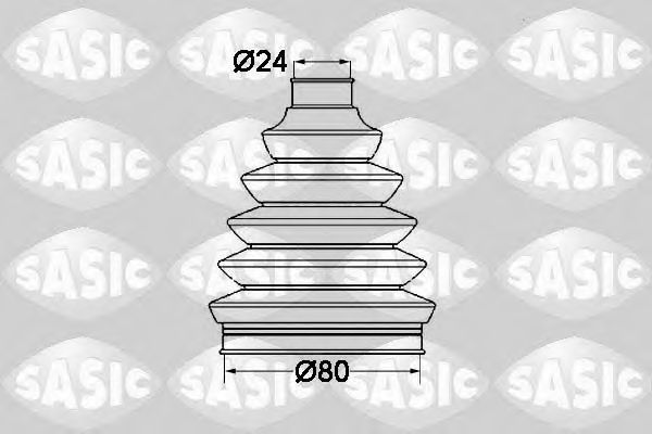 Комплект пылника, приводной вал SASIC 1904031