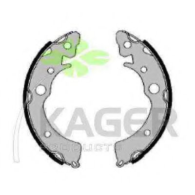 Комплект тормозных колодок KAGER 34-0150