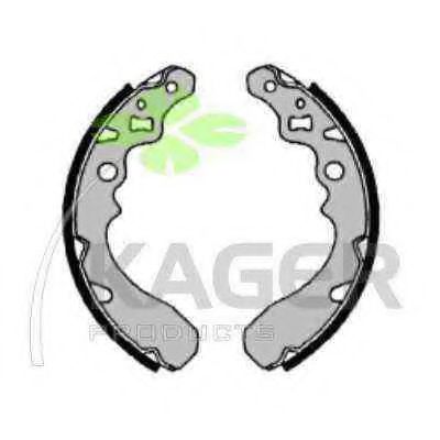 Комплект тормозных колодок KAGER 340163