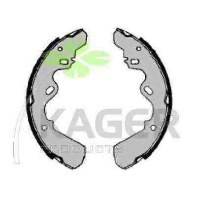 Комплект тормозных колодок KAGER 340323
