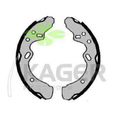 Комплект тормозных колодок KAGER 34-0436