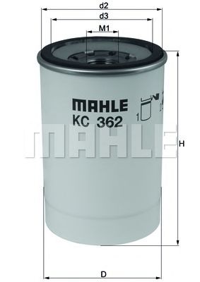 Топливный фильтр MAHLE ORIGINAL KC 362D