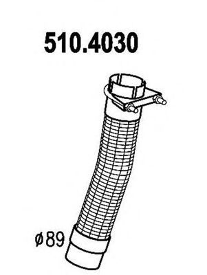 Гофрированная труба, выхлопная система ASSO 510.4030