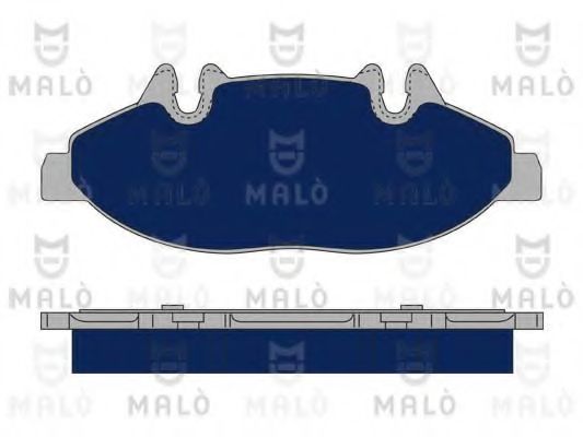 Комплект тормозных колодок, дисковый тормоз MALÒ 1050208