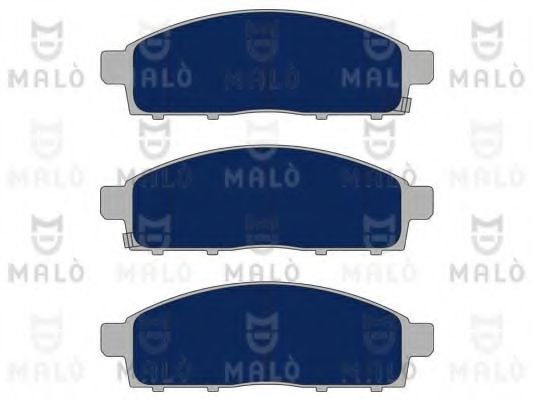 Комплект тормозных колодок, дисковый тормоз MALÒ 1050220