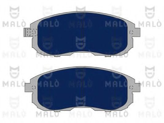 Комплект тормозных колодок, дисковый тормоз MALÒ 1051057