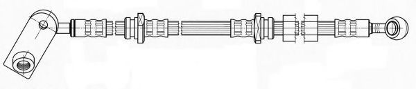 Тормозной шланг CEF 512030