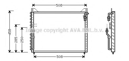 Конденсатор, кондиционер KAGER 945802