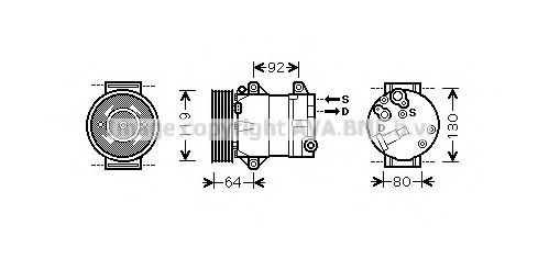 Компрессор, кондиционер PRASCO RTK429