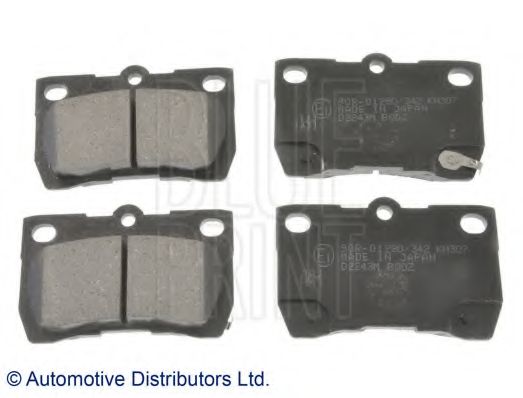 Комплект тормозных колодок, дисковый тормоз BLUE PRINT ADT342178