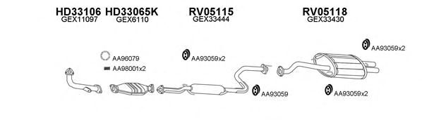 Система выпуска ОГ VENEPORTE 050042