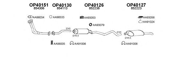 Система выпуска ОГ VENEPORTE 400139